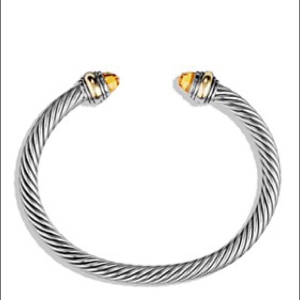 David Yurman Cable Classics Bracelet with Citrine - Picture 3 of 7